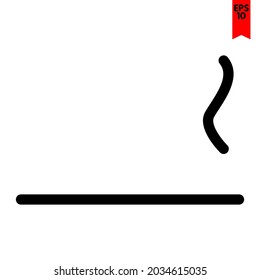 ilustración del icono de diseño de humo