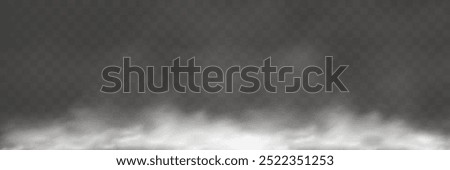 Illustration smoke, vape, fog, smog.Realistic smoke on a transparent background.	