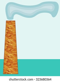 Illustration Of The Smoking Chimney