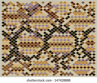 Illustration of snake skin 2-vector