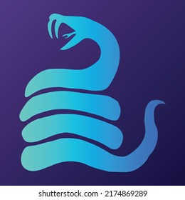 illustration of a snake vector design eps 10.