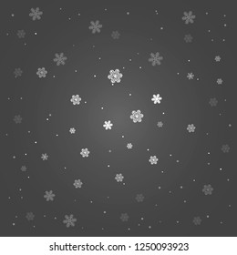 Illustration of snow background