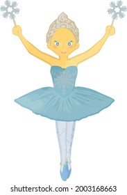 Illustration des Schneemeistes des Ballettspuckers