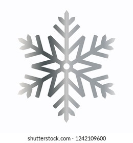 illustration of a snowflake vector icon