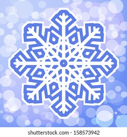 Illustration of snowflakes