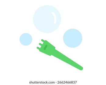 Illustration einer Seifenblase Symbol für ein Hobby.