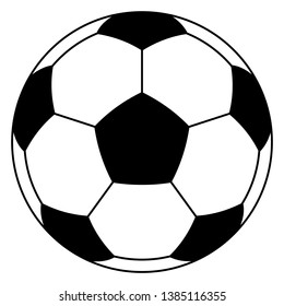 Illustration of the soccer ball