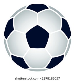 Illustration of the soccer ball 