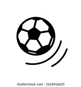 Illustration Soccer Ball Motion Icon Designation Stock Vector (Royalty ...