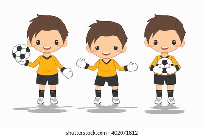 illustration of soccer goalkeeper