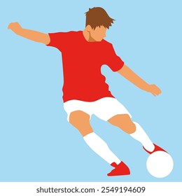 illustration of soccer good for sport advertising