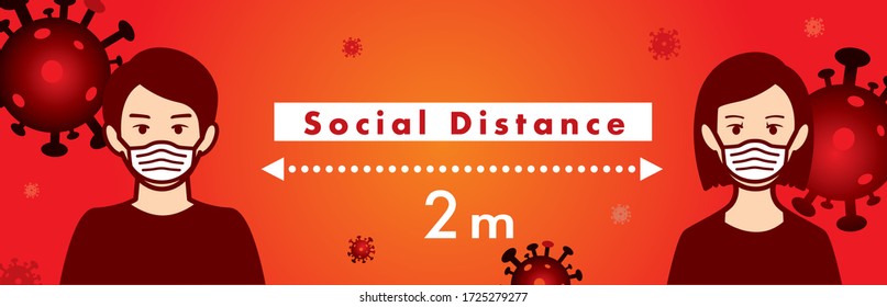 illustration of Social distancing image