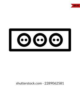 illustration of socket line icon