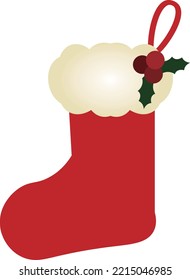 illustration of socks for christmas