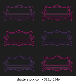 illustration sofa  sofa