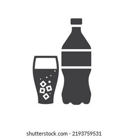 illustration of soft drink, vector art.