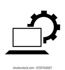 Ilustración del icono de mantenimiento de software