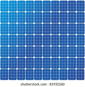 Illustration Of A Solar Cell Pattern, Eps8 Vector