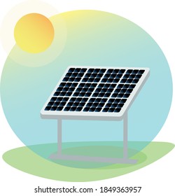 illustration of a solar panel 