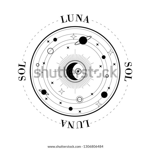 Solar System Symbols T Shirt 6 Dollar Shirts