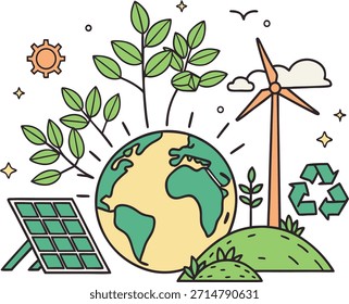 Ilustración del Sistema Solar del Mundo .