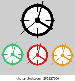 Illustration of some clocks.