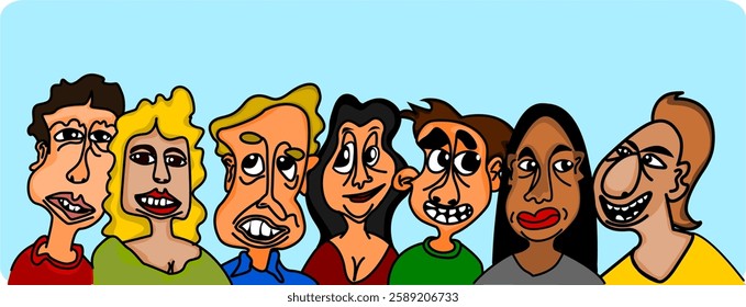 Illustration of some nice people