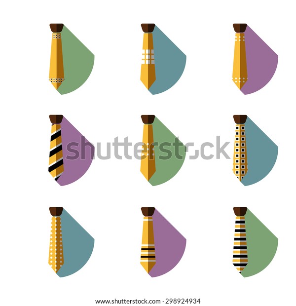 Illustration Some Ties Vector Stock Vector (Royalty Free) 298924934 ...