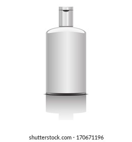 illustration of some of type of cosmetic tubes for shampoo, soap and others liquids