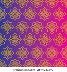 Padrão de Songket de Ilustração 3- Com Vários Fundo e Branco
e Gold Pattern. Songket é um tecido tenun que pertence à família brocade de têxteis da Malásia, Brunei e Indonésia.