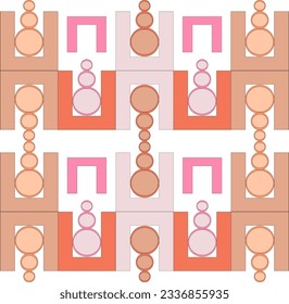 The illustration in soothing colors is similar to the background.