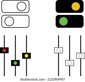 Illustration Of Sound Board Switches