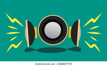 Illustration of sound or speaker