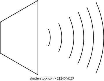 illustration of sound type 2 that can be used for design material

