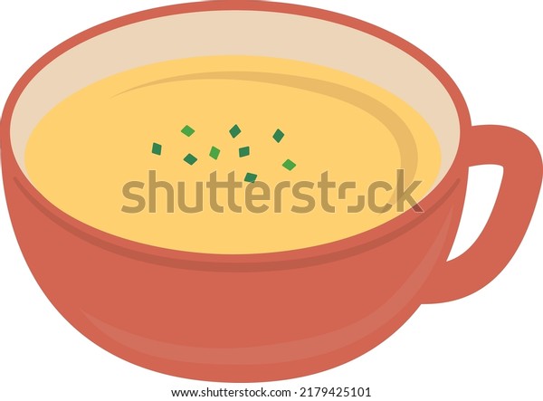 Illustration of\
soup\
corn soup\
corn\
potage