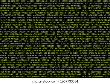 Illustration source, black background, vector illustration