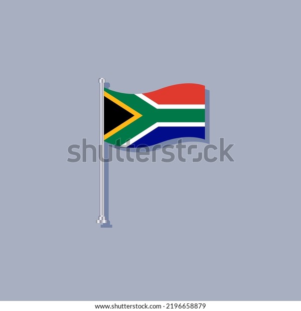 Illustration South Africa Flag Template Stock Vector Royalty Free Illustration South Africa Flag Template Stock Vector Royalty Free