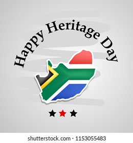 Illustration South Africa Heritage Day Background Stock Vector (Royalty ...