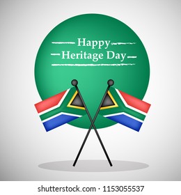 illustration of South Africa Heritage Day background