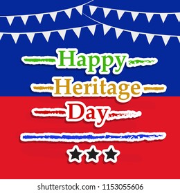 illustration of South Africa Heritage Day background