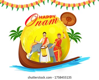 Illustration South Indian Drummer Classical Dancer Stock Vector ...