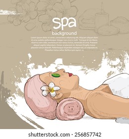 illustration of spa