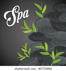 Illustration of spa center, vector design