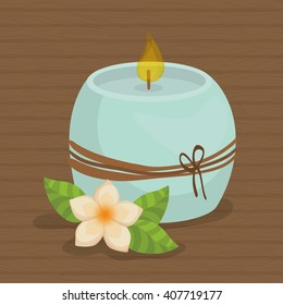 Illustration of spa center, vector design