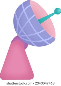 Illustration of space and aliens