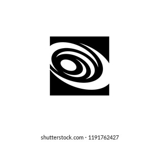 illustration of space galaxy vector logo