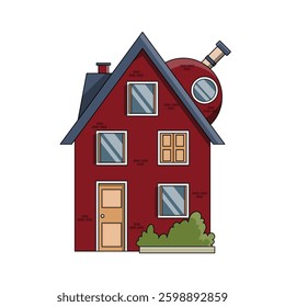 The Illustration of Space House