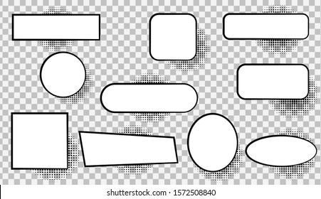 Illustration Of Spaces For Text Input.