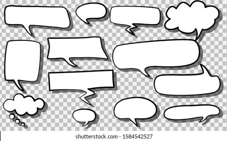 Illustration of spaces for text input.