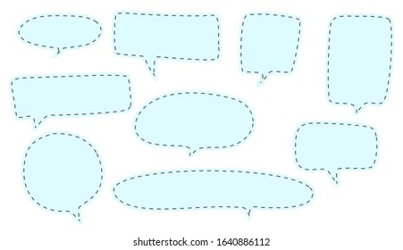 Illustration of spaces for text input.